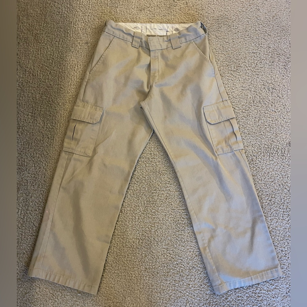 Dickies Women's Tan Straight Leg Cargos